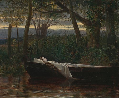 The Lady of Shalott, 1862, Walter Crane