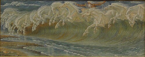 Neptune's Horses, 1892, Walter Crane