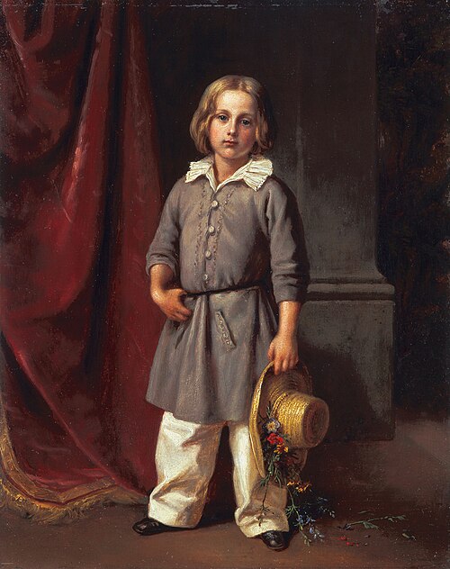 Carl Begas the Younger as child, 1850, Carl Joseph Begas