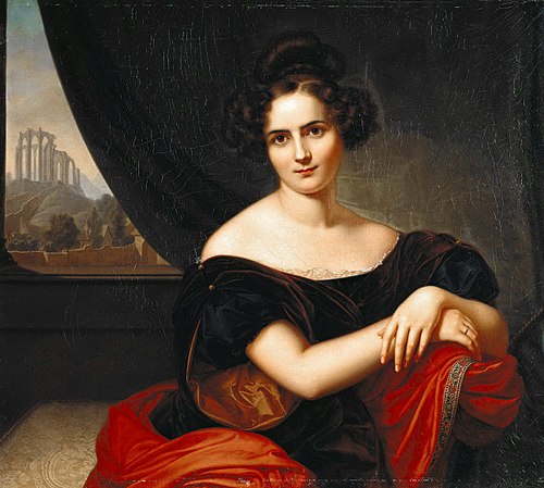 Portrait of Mrs. Gedicke, 1830, Carl Joseph Begas