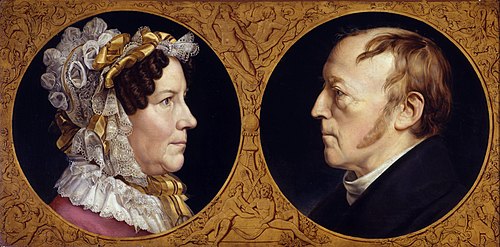 The Artist's Parents, 1826, Carl Joseph Begas