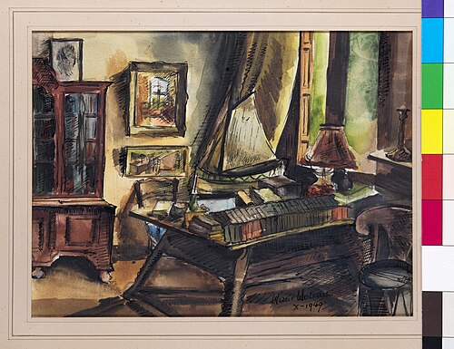 Bureau de René Vandevoir (1), 1949, Marie Moreau
