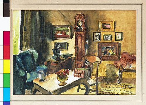 Bureau de René Vandevoir (2), 1949, Marie Moreau