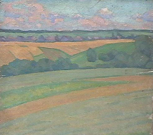 Fields and Copses, 1903, Robert Falk