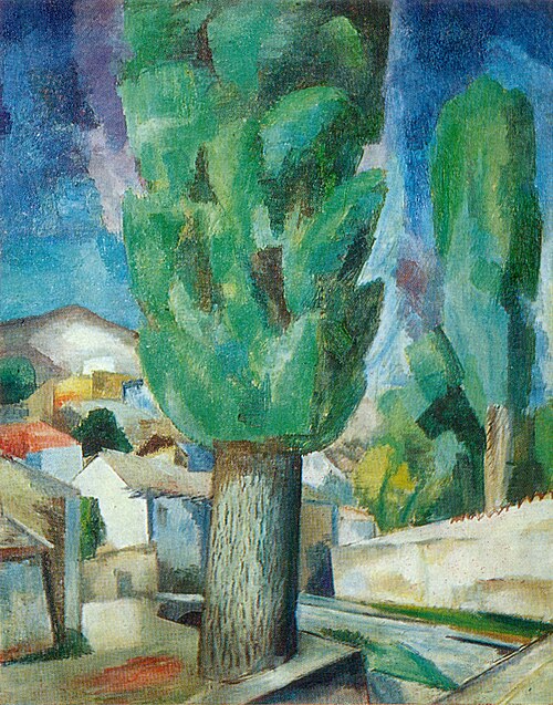 Фальк Р.Р. – Крым. Пирамидальный тополь. 1915, 1915, Robert Falk