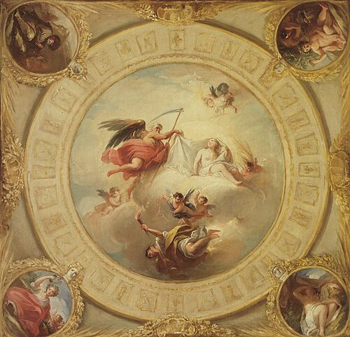 Time Discovering Truth, sketch, 1767, Mariano Salvador Maella