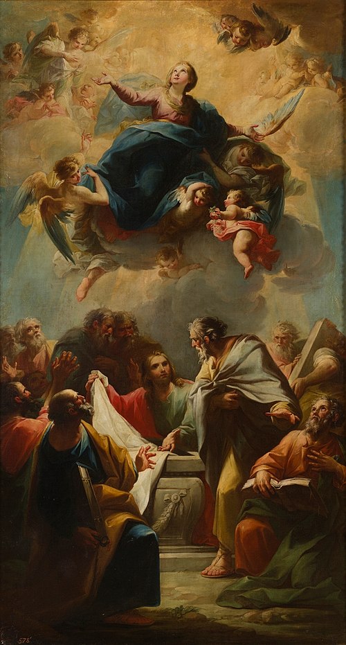 The Assumption of the Virgin, 1701, Mariano Salvador Maella
