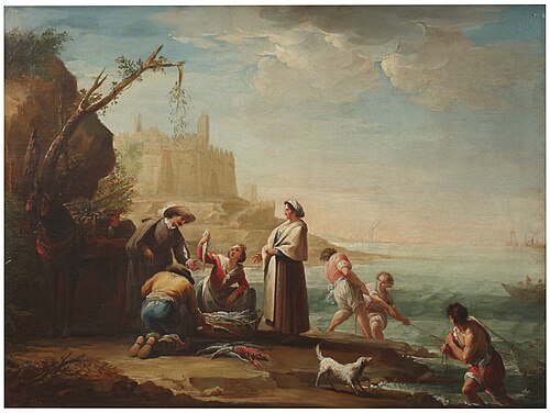 Fisherfolk, 1784, Mariano Salvador Maella