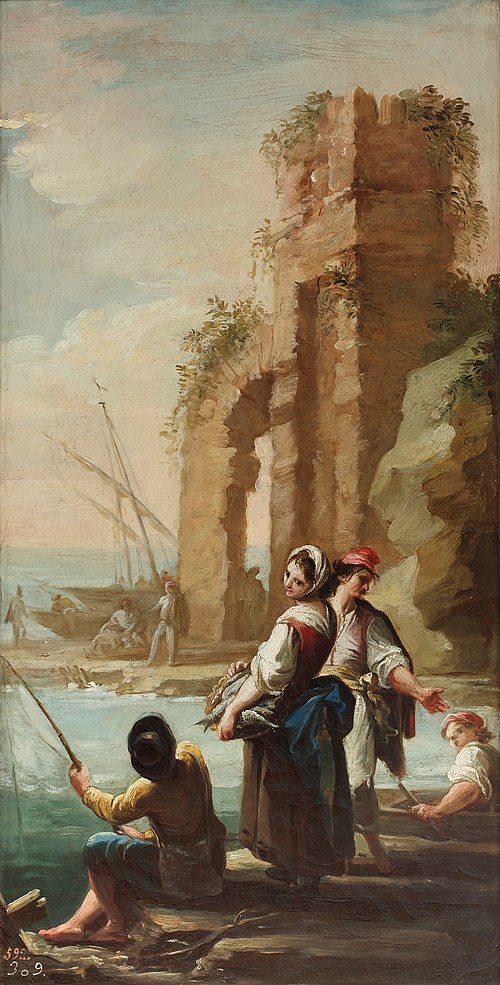 Harbour Scene, 1784, Mariano Salvador Maella