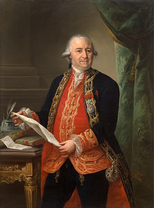 D Pedro López de Lerena, I Count of Lerena, 1791, Mariano Salvador Maella