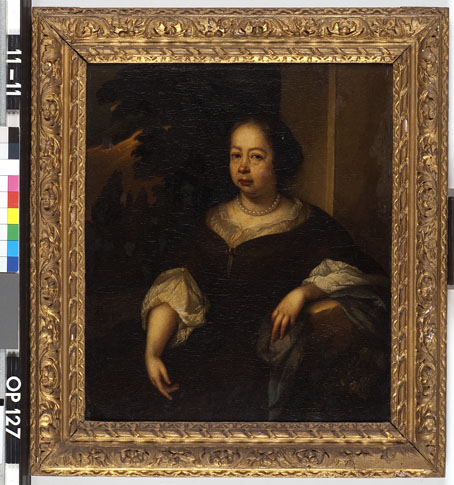Portret van Aurelia van Haersma, 1686, Aleijda Wolfsen
