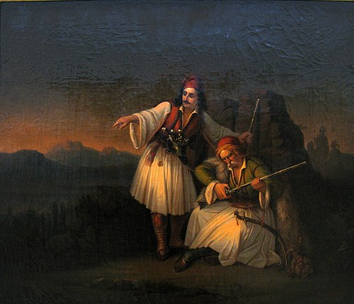 Two Warriors, 1855, Theódoros Vryzákis