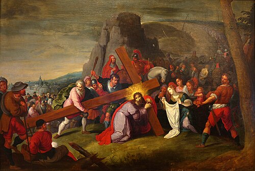 Jesus and Saint Veronica, 1650, Hieronymus Francken III