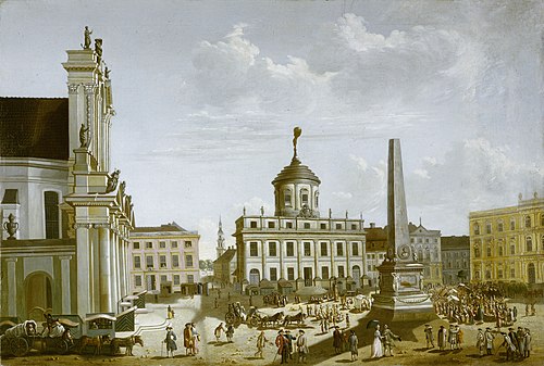 Old market of Potsdam, 1772, Karl Christian Wilhelm Baron