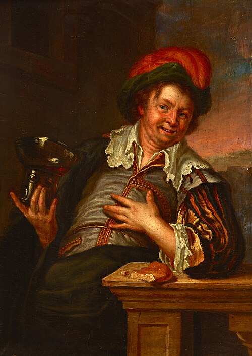 Man with a Cup, 1689, Jacob Toorenvliet
