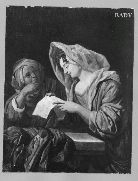 the love - letter, 1660, Jacob Toorenvliet