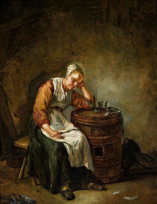 Une femme endormie., 1601, Jacob Toorenvliet