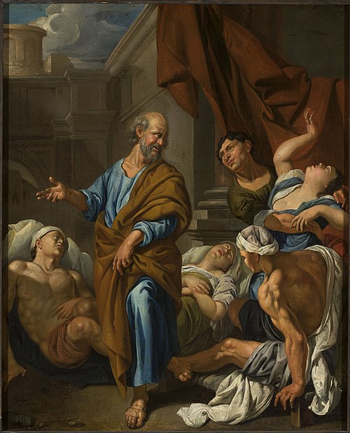 St. Peter healing the sick, 1601, Jacob Toorenvliet
