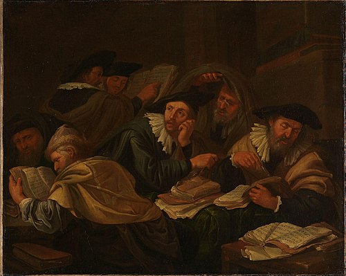 Malediction Being Read in the Synagogue, 1670, Jacob Toorenvliet
