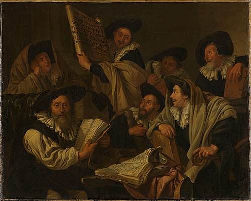 Benediction Being Read in the Synagogue, 1670, Jacob Toorenvliet