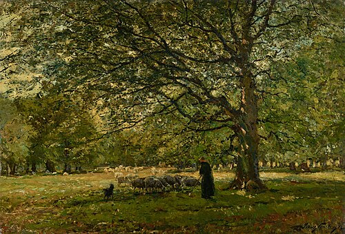 Under the Beech Tree, 1892, Franz Courtens