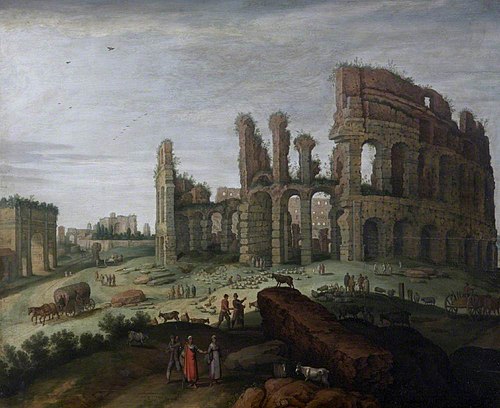 View of the Colosseum, 1619, Guilliam van Nieulandt (II)