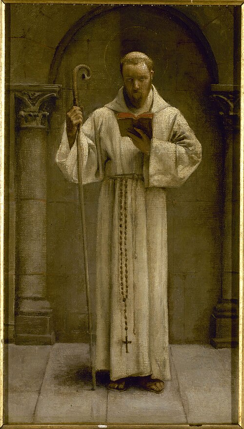 Esquisse pour l'église de Bagneux : Saint Herbland, 1877, Pascal Dagnan-Bouveret