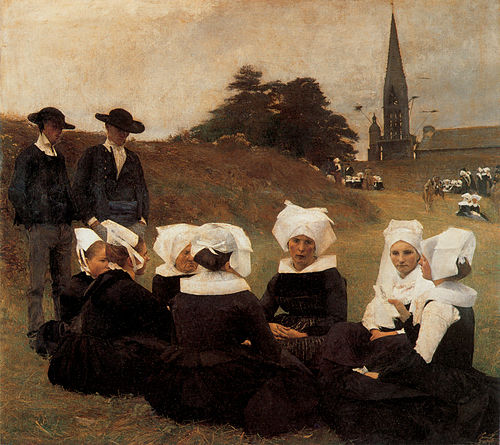 Les Bretonnes au pardon, 1887, Pascal Dagnan-Bouveret