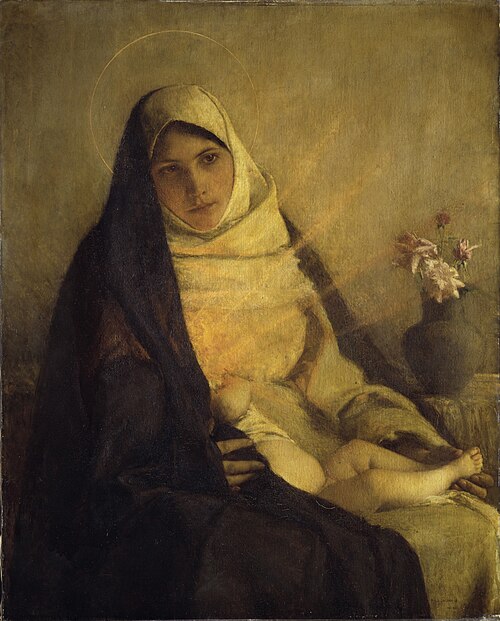 Madonna of the Rose, 1885, Pascal Dagnan-Bouveret