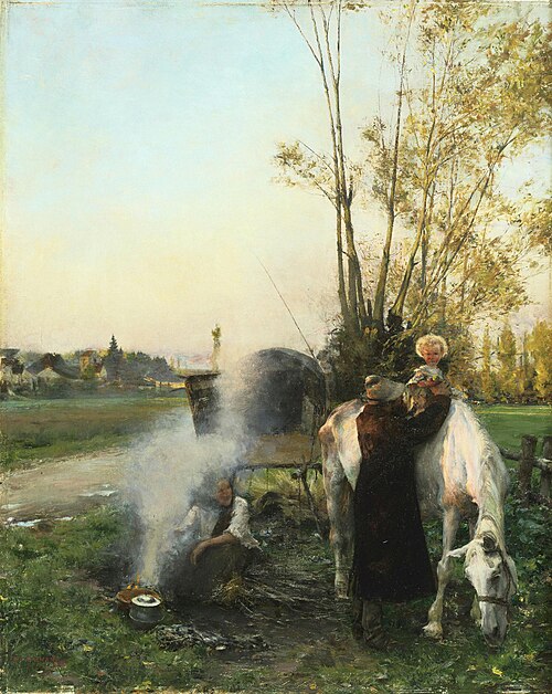 Gypsy Scene, 1883, Pascal Dagnan-Bouveret