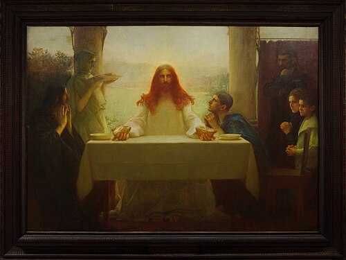Christ and the Disciples at Emmaus, 1890, Pascal Dagnan-Bouveret