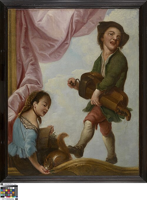 Straatmuzikantjes, 1777, Jan Anton Garemijn