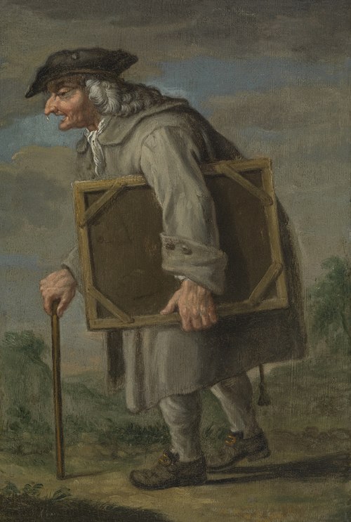 De oude schilder, 1712, Jan Anton Garemijn
