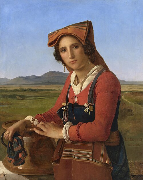 Jeune fille de Sonnino, 1820, Léopold Robert