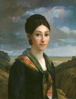 Portrait de Madelaine Jacot-Guillarmod, 1818, Léopold Robert