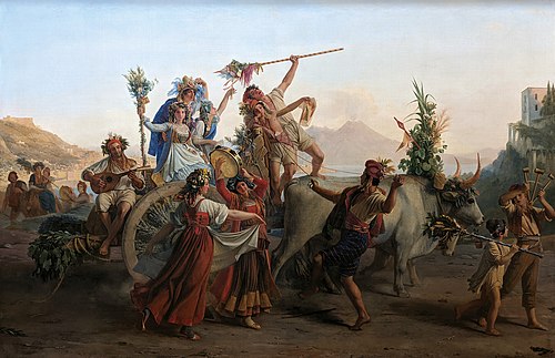Le Retour de la fête de la madone de l'arc, près de Naples, 1827, Léopold Robert