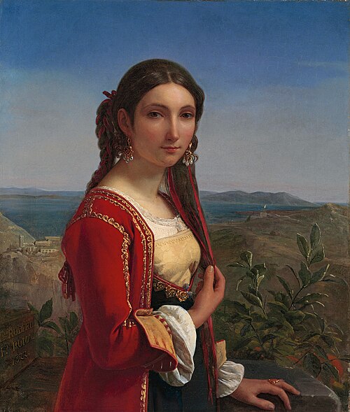 Jeune fille de Procida, 1822, Léopold Robert
