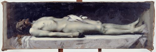 Christ au tombeau, 1899, Jean-Jacques Henner
