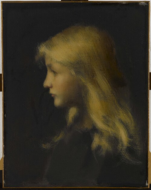 Fillette blonde, 1901, Jean-Jacques Henner