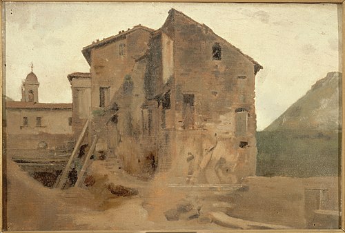 Masure dans la campagne de Rome, 1861, Jean-Jacques Henner
