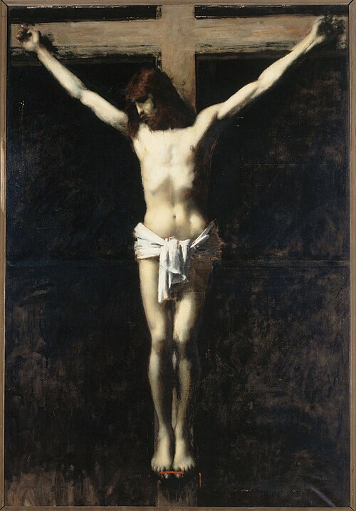 Christ en croix, 1890, Jean-Jacques Henner