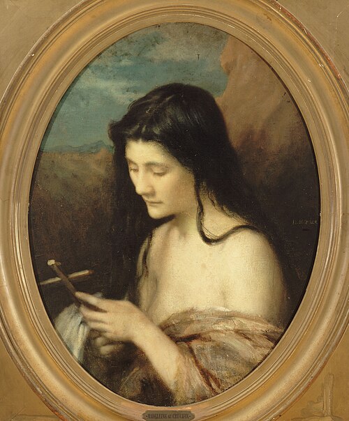 Sainte Marie l'Egyptienne, 1861, Jean-Jacques Henner