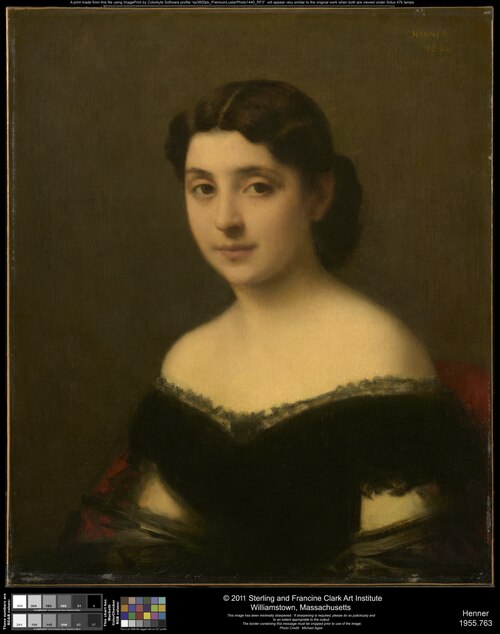 Portrait of a Woman, 1864, Jean-Jacques Henner