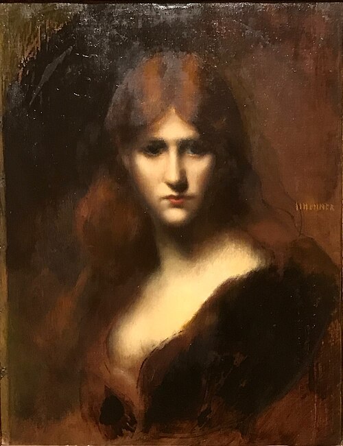 Portrait de femme, Lola, 1893, Jean-Jacques Henner