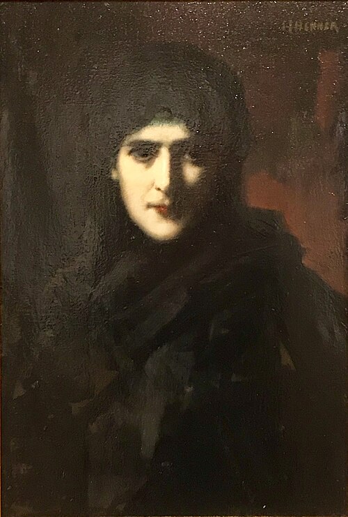 Pensierosa, 1895, Jean-Jacques Henner