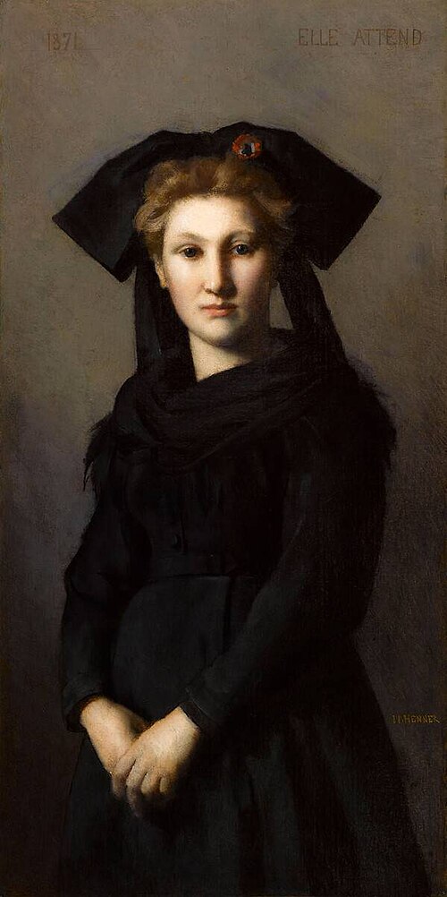 L'Alsace, elle attend, 1871, Jean-Jacques Henner