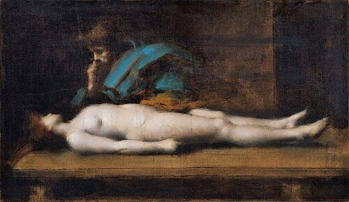 La femme du Lévite d'Ephraïm, 1895, Jean-Jacques Henner