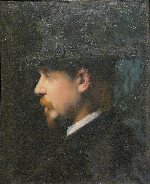 Portrait de Jules Henner, 1850, Jean-Jacques Henner