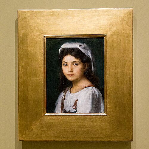 Portrait de jeune Italiennne, 1861, Jean-Jacques Henner