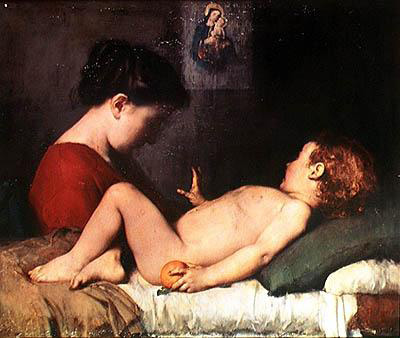 Le réveil de l'enfant, , Jean-Jacques Henner